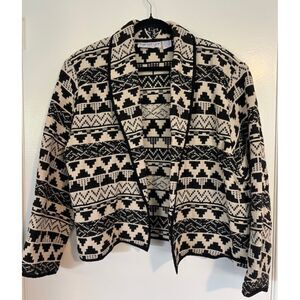 90s Vintage Bedford Fair Southwestern Boho Cotton Jacket XL